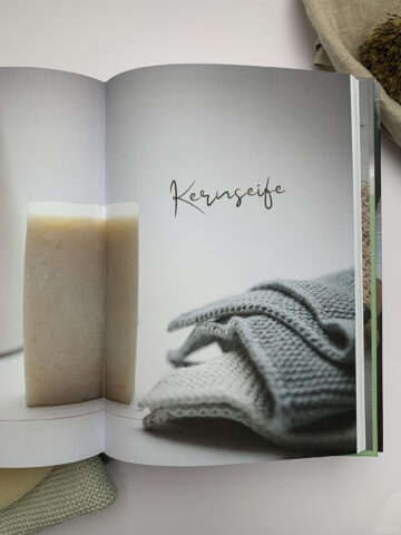 Seifenbuch mit Rezeptur für Kernseife